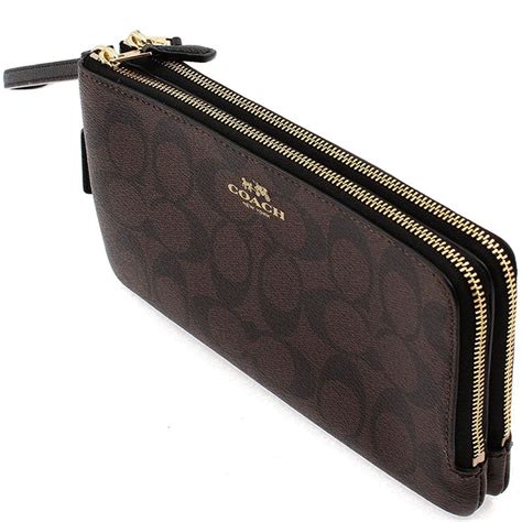 cheap coach wristlets for sale|brown coach wallet with zipper.